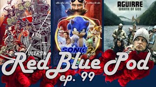 RedBlue Pod99 Avengers: age of ultron-Sonic the hedgehog 2-The Walking Dead S7