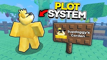 How to Make a Plot System in Roblox