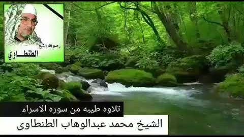 ايات بينات من سوره الاسراء للشيخ محمد عبدالوهاب الطنطاوى رحمه الله