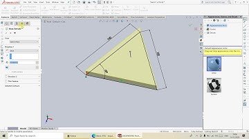 How to make a Triangular Prism in Solidworks?Tutorial for beginners