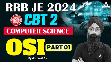 RRB JE 2024 | OSI Part 1 | RRB JE CBT 2 Computer Science Classes | By Jaspreet Sir