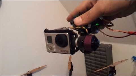 GoPro Brushless Gimbal first test