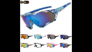 แว่นตาปั่นจักรยาน T-REX 9270 กิจกรรมกลางแจ้ง กัน UV JAW แบบเปลี่ยนเลนส์ไม่ได้