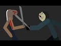 Headhorse VS Jason Voorhees - Stickman Animation