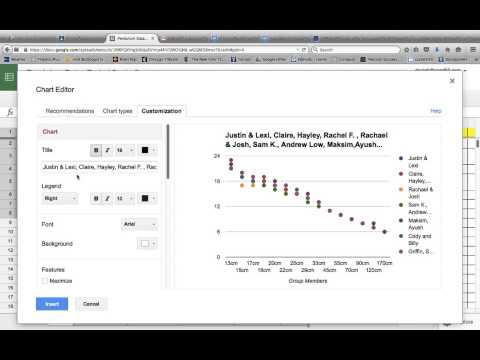 Pendulum Scatter Graph