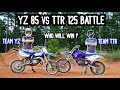 YZ 85 vs TTR 125 BATTLE