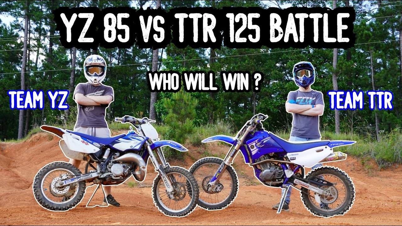 Yz 85 Vs Ttr 125 Battle Youtube Yz 85 Vs Ttr 125 Battle Youtube