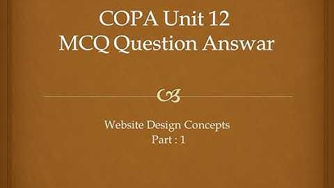 Website Design Concepts part 1