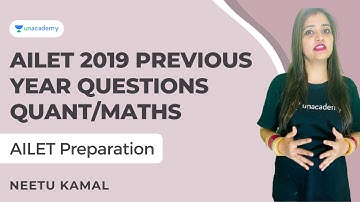 AILET 2019 Previous Year Questions Quant/Maths | AILET Preparation | AILET 2022 | Neetu Kamal