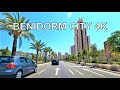 Conduciendo por Benidorm en directo - en vivo - live (Alicante, Valencia, España) 4K Viaje en Coche