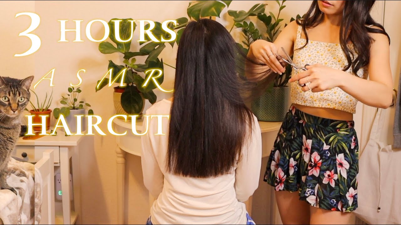 ASMR 💇🏻‍♀️3 Hours of Relaxing Haircuts For Sleep