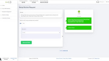 TAPLocal Text Dashboard -  Setting Up Automatic Review Requests