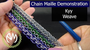 Chain Maille Weave Tutorial - Kyy Weave (Redo)