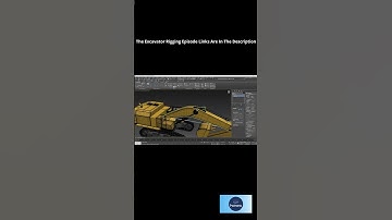 3DS Max Excavator Rigging: Mechanical Hydraulic Rig Tutorial:2023