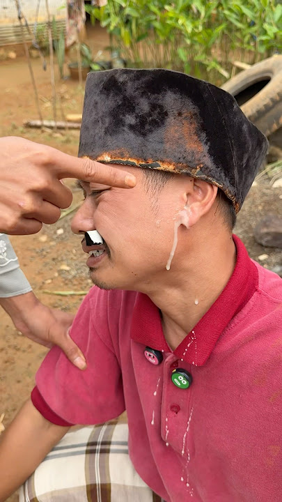 turns out the water is from the ear #diy #comedy #entertainment