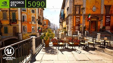 Venice Unreal Engine 5.7 | RTX 5090 [4K] Nanite/Lumen | Ryzen 7 9800X3D