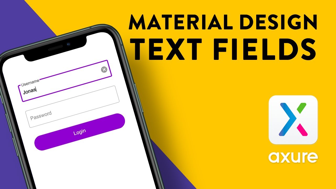  Update New  Axure Tutorial - Material Design Text Fields