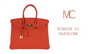 Birkin 35 Togo Capucine