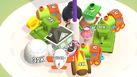 Merge Blocks 3D - All Levels Gameplay Android, iOS