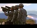 FIM-92 Stinger Surface-To-Air Missile In Action; Firing Exercise Target Training -- UAVs Shot Down