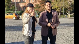 Беновска и Радостин Василев пътуват из София