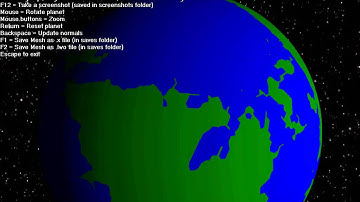 3D Planet Generation
