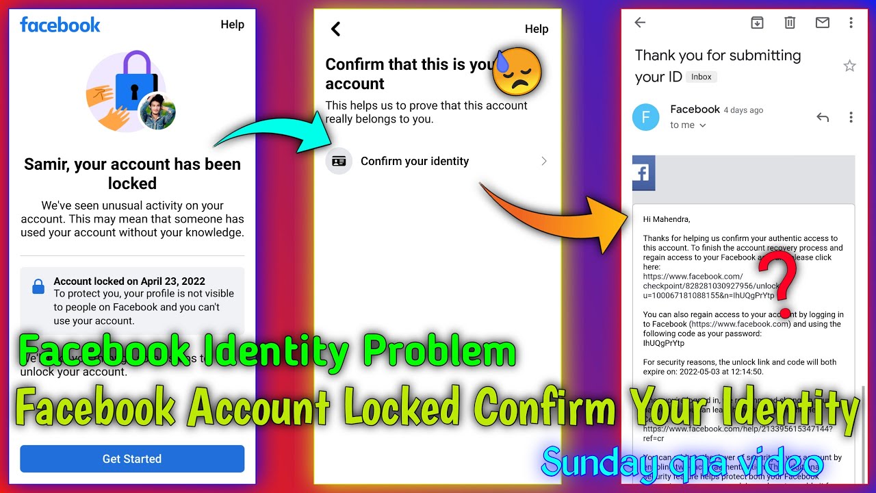 Facebook account locked Your Account Has Been Locked Confirm Your Identity askultra YouTube