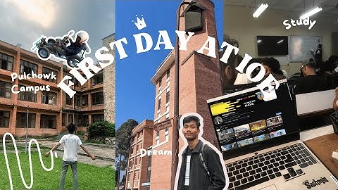 My First Day at IOE, Pulchowk Campus || Engineering in Nepal | Pulchowk Vlog #1