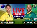 Australia vs South Africa Live - 1st ODI | AUS vs SA Live | Scores & Commentary