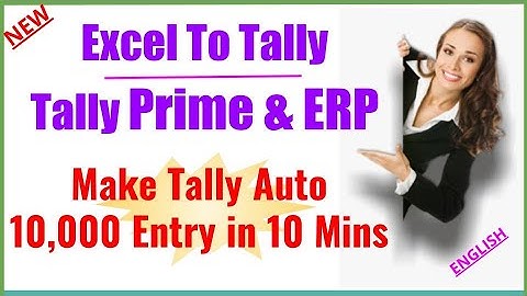 Excel to Tally Auto Entry | Excel to Tally | Excel to Tally Import Utility | English @XLTOOL