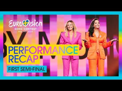 First Semi-Final Recap | Eurovision 2024 | #UnitedByMusic 🇸🇪