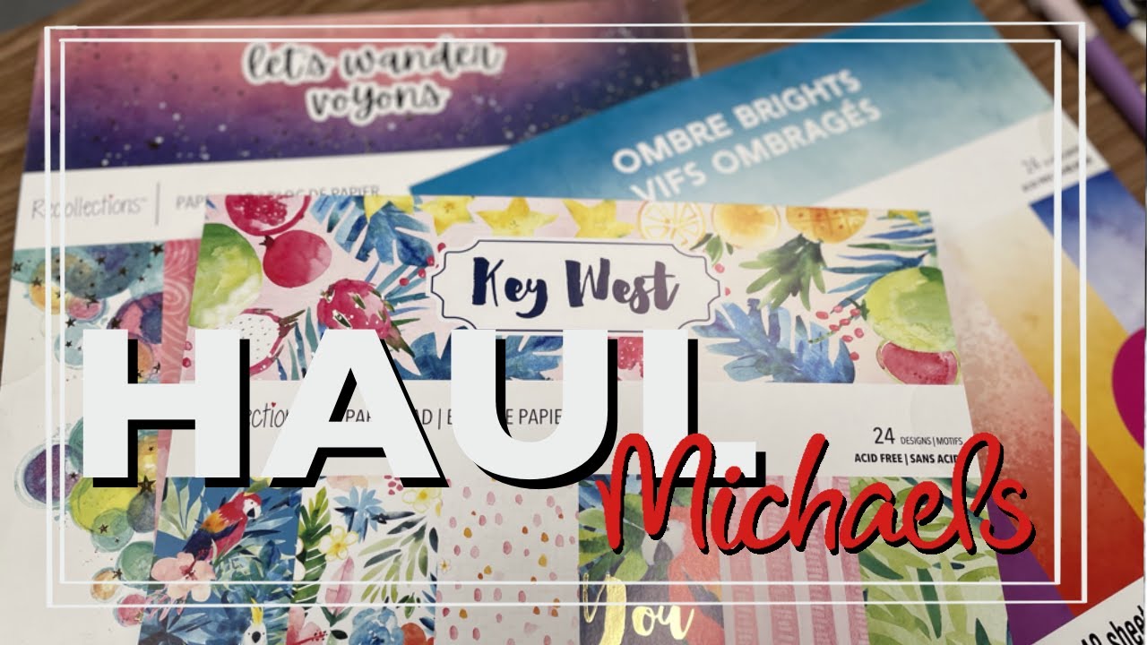 HAUL MUST BUY Recollections Paper Pads from Michaels 2021 YouTube