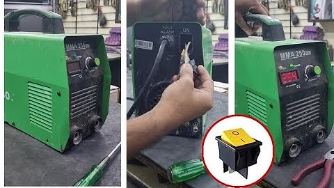 Welding machine switch changeing How to change switch