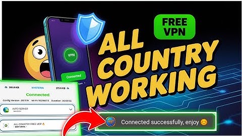 New all Country Working VPN | New UDP hysteria VPN 