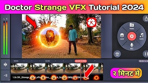 How To Make a Doctor Strange Portal Video Editing 2024 !! Kinemaster Tutorial ! Mobile editing
