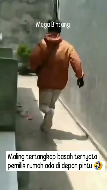 Maling tertangkap basah ternyata pemilik rumah ada di depan pintu #apes #sial #belumberuntung