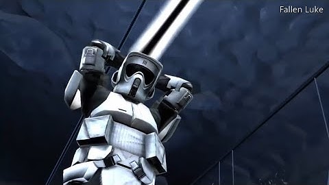 Star Wars: The Force Unleashed - Scout Trooper Performs All DLC QuickTimeEvents