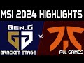 Gen vs fnc highlights all games msi 2024 play in gen g vs fnatic by onivia