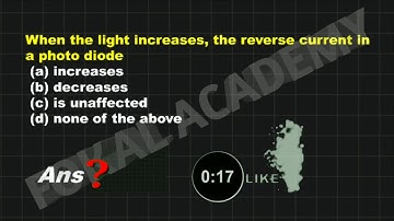 ELECTRONICS IMPORTANT MCQ MINI MOCK TEST 3 | ESE | ISRO |  BARC PREPARATION