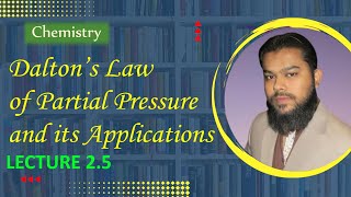 2.5. Daltons Law of Partial Pressure | Chemistry Lectures | Chapter 4 | By Sir Ahsan Sheikh