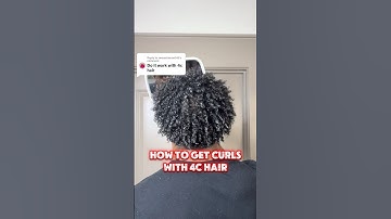 How to get curls with 4C hair🔥🔥🔥
