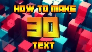Tips And Tricks : 3D Text