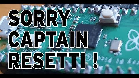 Oops - Sorry Captain Resetti I put you in the wrong place