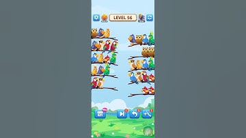 BirdSet Color Sort Puzzle Level 56 #Shorts