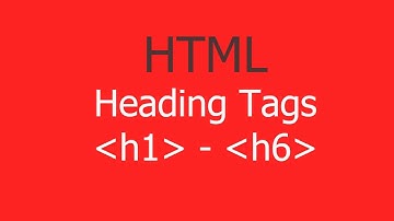 Complete HTML Heading Tags (H1 to H6) - HIndi/Urdu