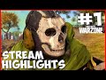 My Return To WARZONE Didn't Go Very Well.... | Stream Highlights #1 Warzone Funny Moments