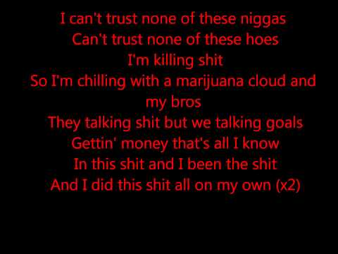 Dizzy Wright ft Jarren Benton and Angel Haze - Cant trust em Remix HD Lyrics