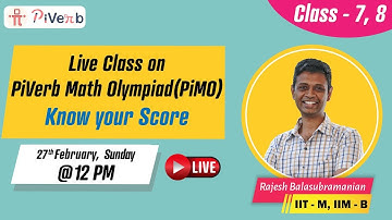 PiVerb.com| Math Olympiad | PiMO