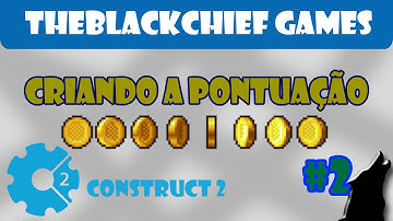 Criando pontuação e moedas Construct2 (Jogos De Plataforma 2D) #2