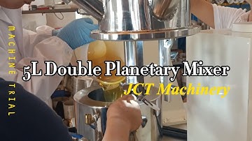 5L Laboratory Double Planetary Mixer Machine Trial | JCT Machinery